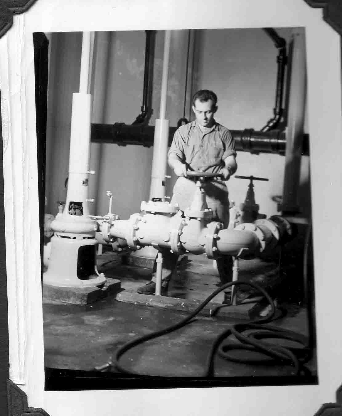 1959 Digester control room